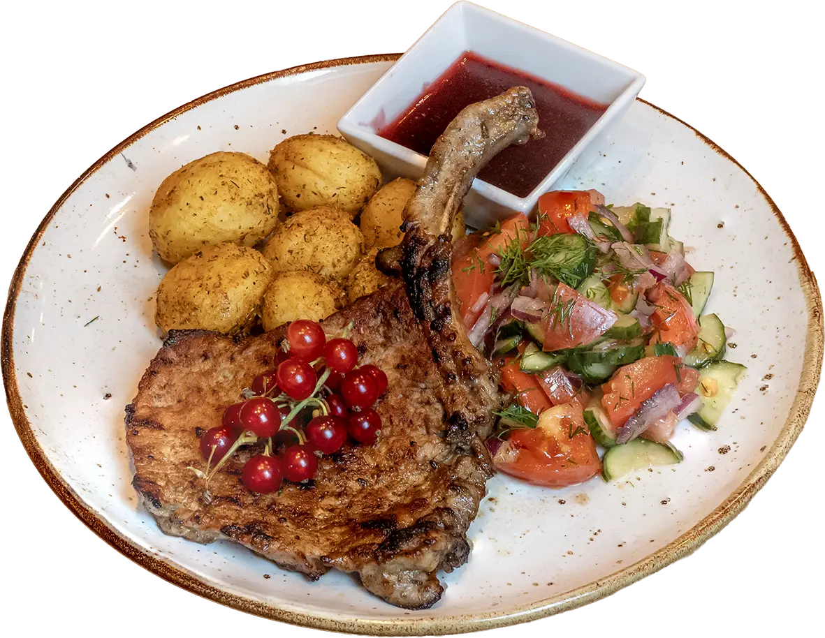 Grillowany schab z kością